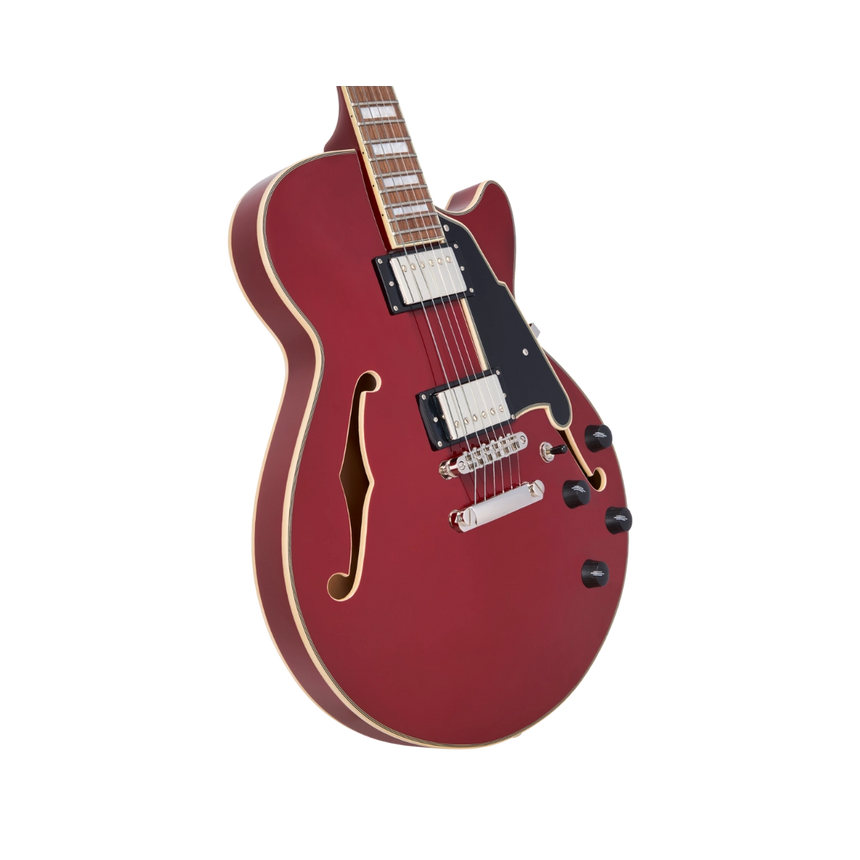 Guitarra Eléctrica Semihueca D'angelico Premier SS Burnt Red