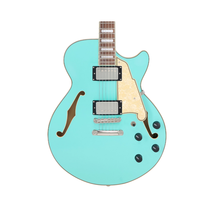 Guitarra Eléctrica Semihueca D'angelico Premier SS Surf Green