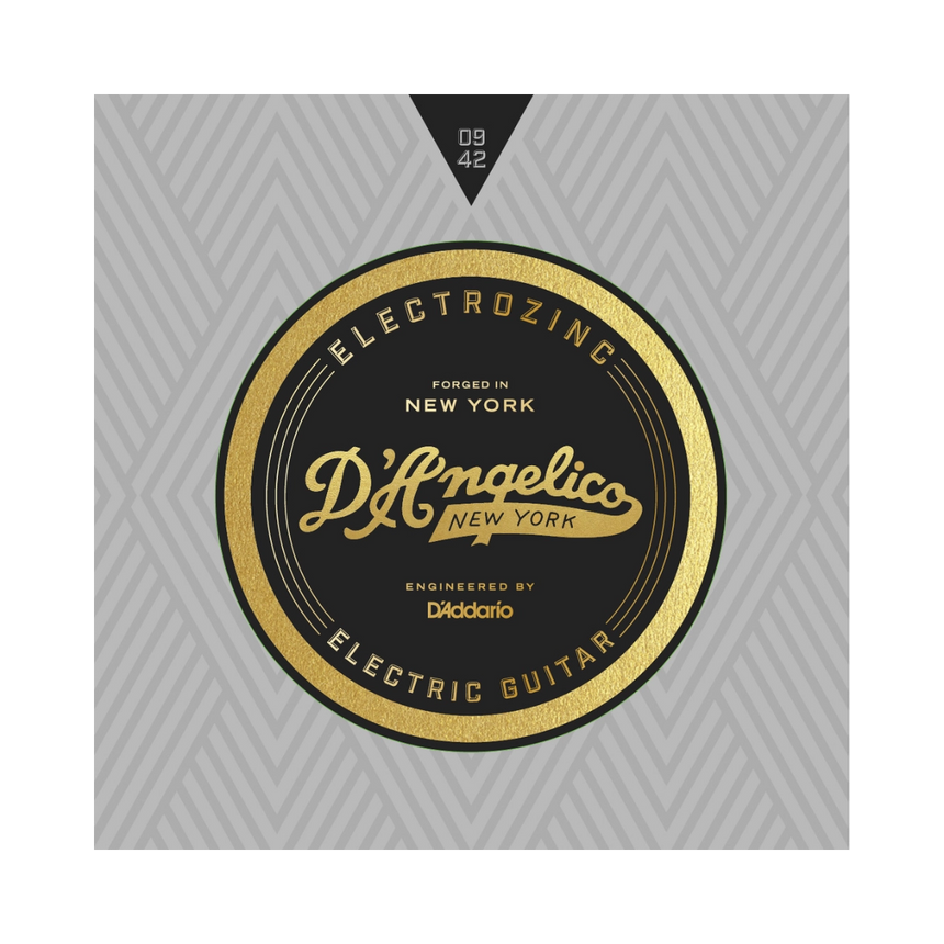 Set de cuerdas para Guitarra Eléctrica D'angelico Electrozinc 09-42