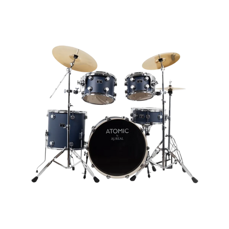 Batería Acústica Aureal Atomic Semiprofesional Dark Blue