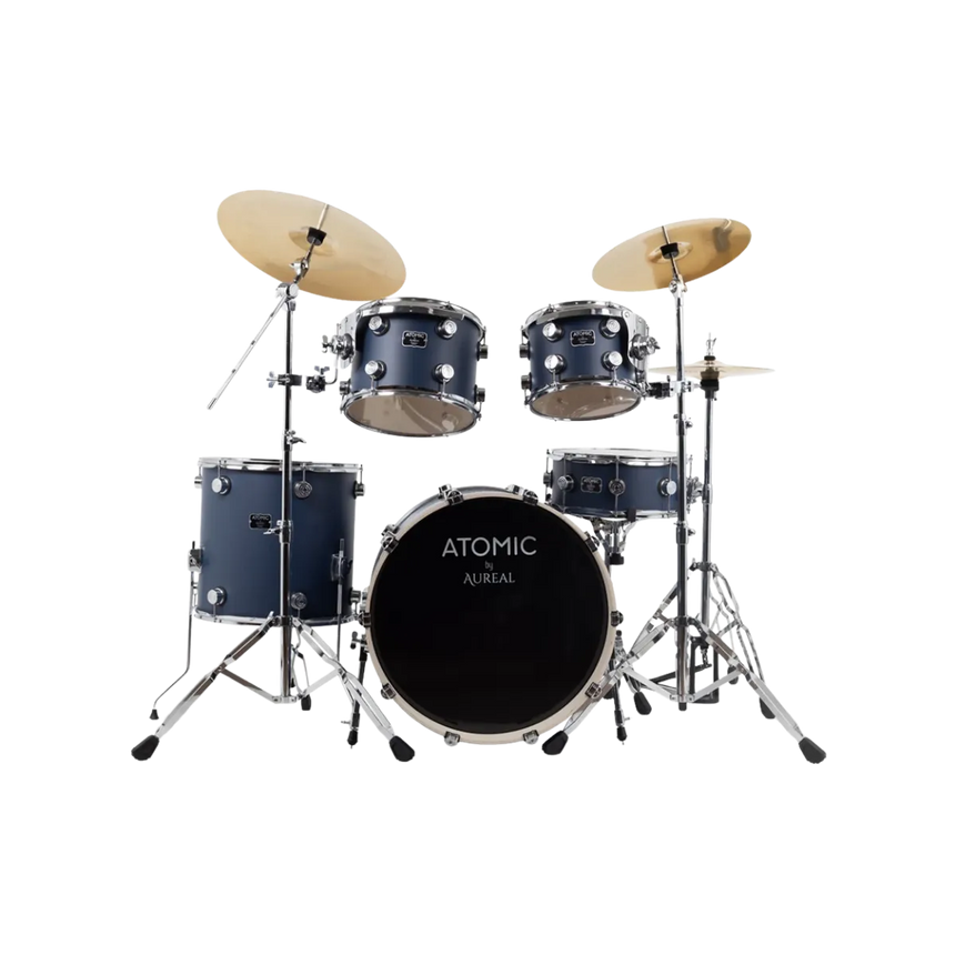 Batería Acústica Aureal Atomic Semiprofesional Dark Blue