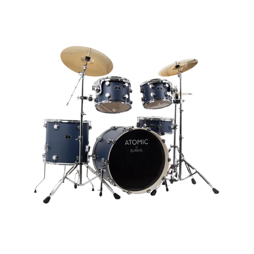 Batería Acústica Aureal Atomic Semiprofesional Dark Blue