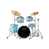 Batería Acústica Aureal Atomic Semiprofesional Azul Claro