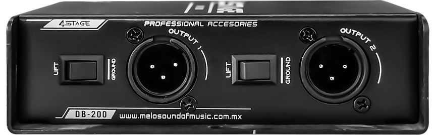 Caja Directa Pasiva Melo Db-200 Profesional Doble Canal