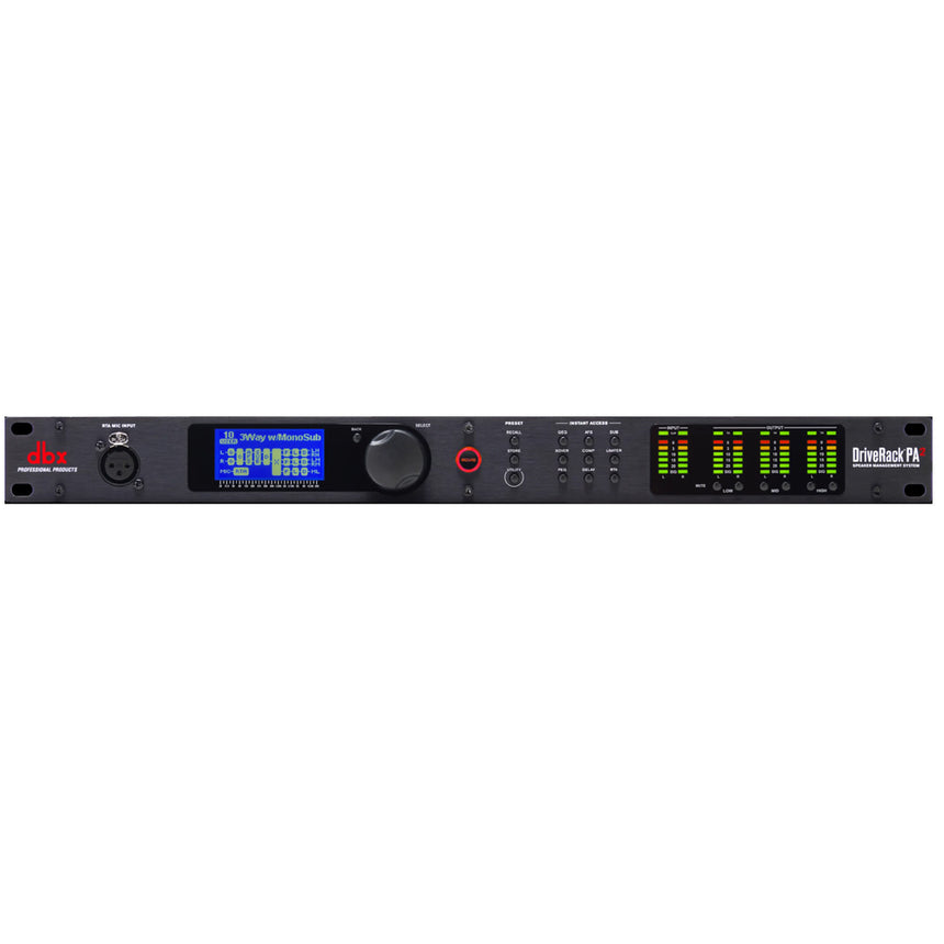 Sistema Completo de Gestión de Altavoces DriveRack PA2