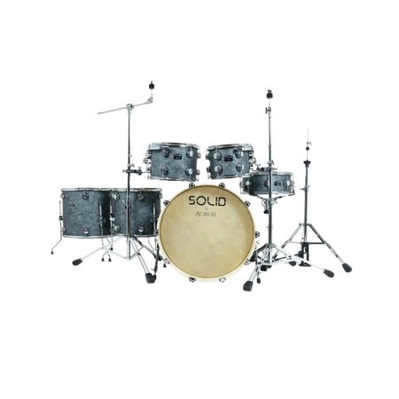 Bateria Acustica Profesional Aureal Solid Brushed Blue