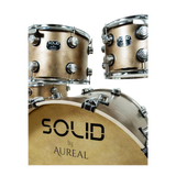 Bateria Acustica Profesional Aureal Solid Brown