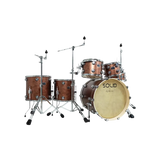 Batería Acustica Profesional Aureal Solid Brushed Red
