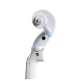 Violín Aureal Semiprofesional 3/4 Estuche Arco Brea Ds005-34 Color Blanco