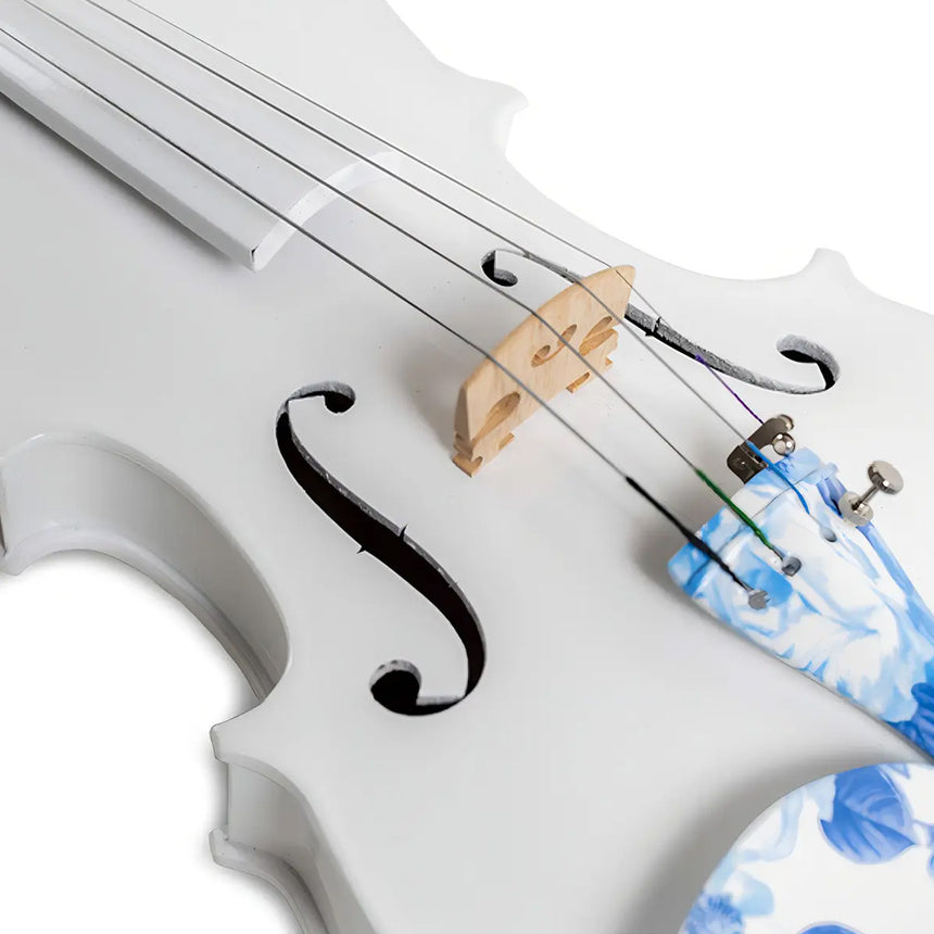 Violín Aureal Semiprofesional 3/4 Estuche Arco Brea Ds005-34 Color Blanco