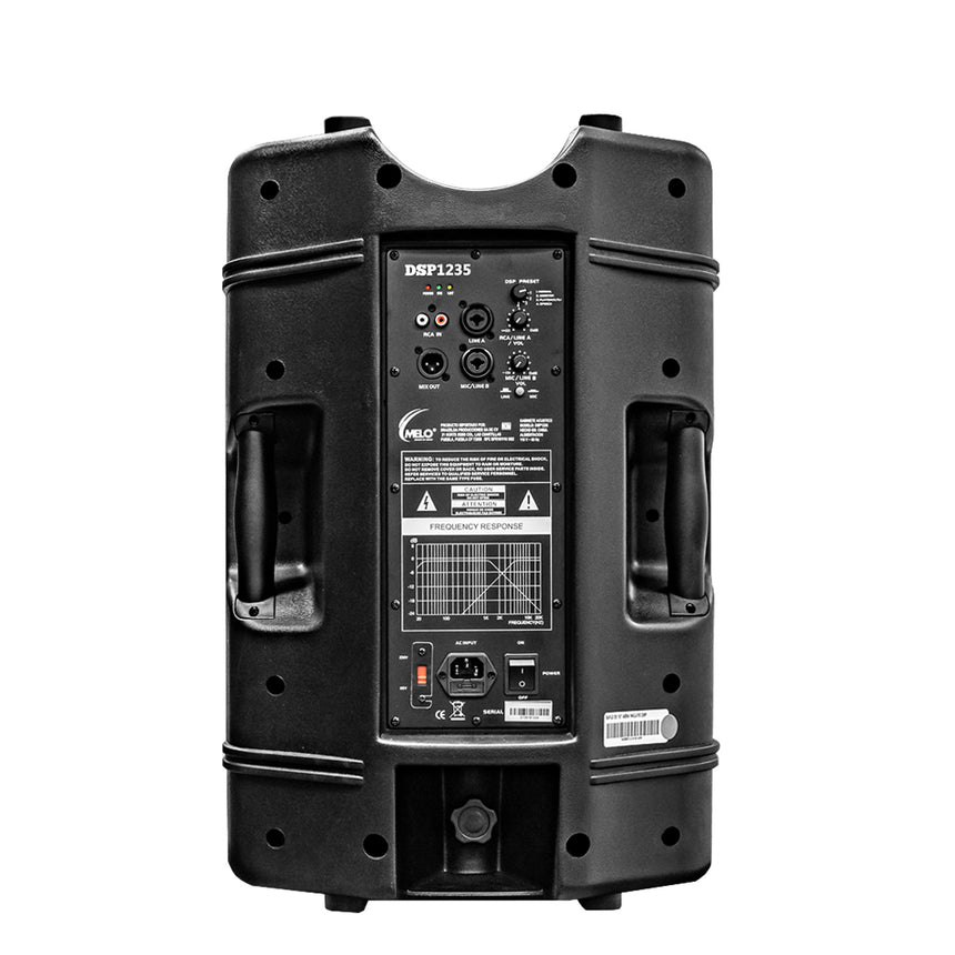 Bafle activo 12 Pulgadas Melo DSP 1235 400W RMS