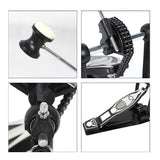 Pedal Para Bombo Hebikuo Reforzado G-610 Con Doble Cadena