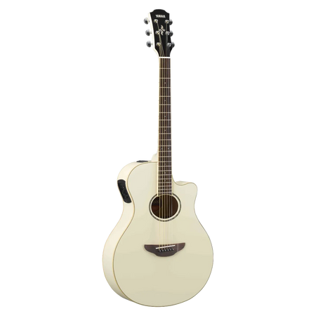 Guitarra Electroacústica Yamaha Apx600 Vintage White