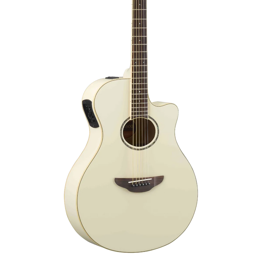 Guitarra Electroacústica Yamaha Apx600 Vintage White