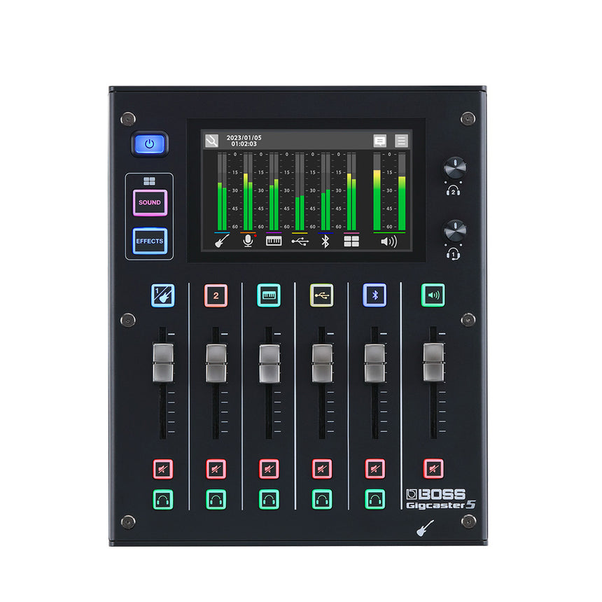 Mezclador de transmisión de audio Boss Gigcaster 5