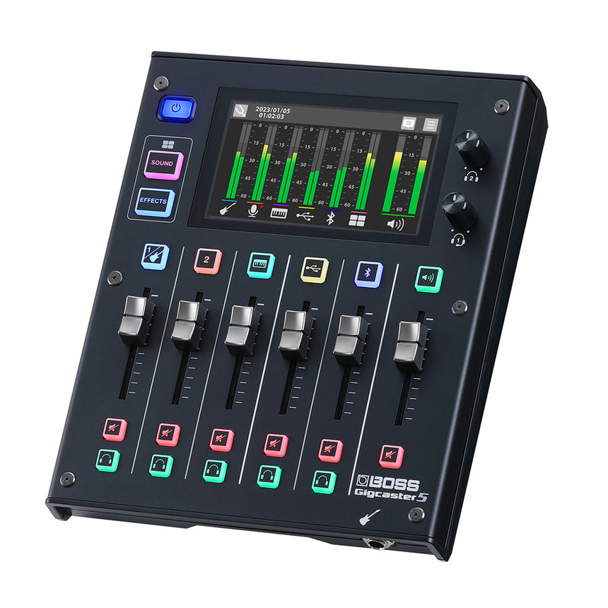 Mezclador de transmisión de audio Boss Gigcaster 5