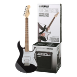 Paquete de Guitarra Eléctrica Yamaha Gigmaker ERG112PIIBL Negro