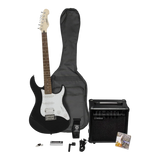 Paquete de Guitarra Eléctrica Yamaha Gigmaker ERG112PIIBL Negro