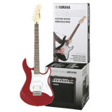Paquete de Guitarra Eléctrica Yamaha Gigmaker ERG112PIIBL Rojo