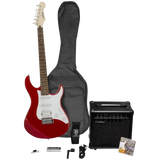 Paquete de Guitarra Eléctrica Yamaha Gigmaker ERG112PIIBL Rojo