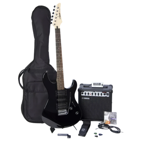 Paquete de Guitarra Eléctrica Yamaha Gigmaker ERG121PIIBL Negro