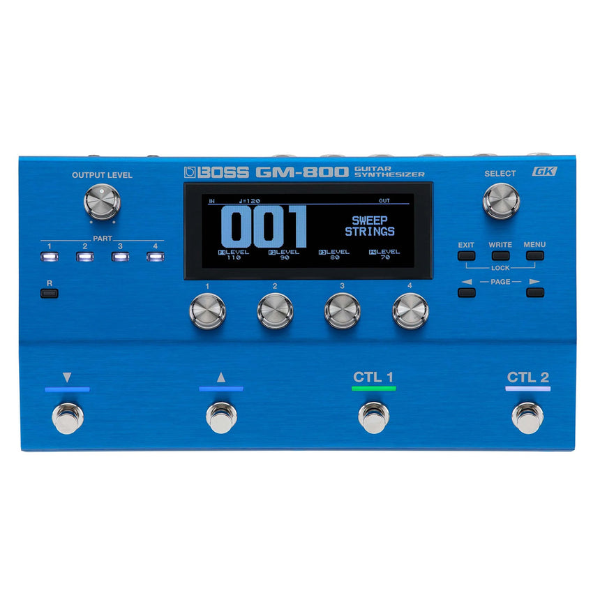 Pedal Sintetizador de Guitarra Boss GM-800
