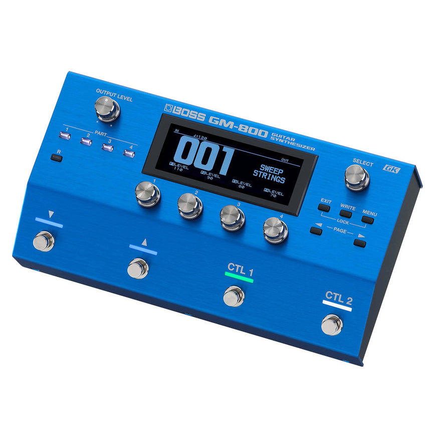 Pedal Sintetizador de Guitarra Boss GM-800
