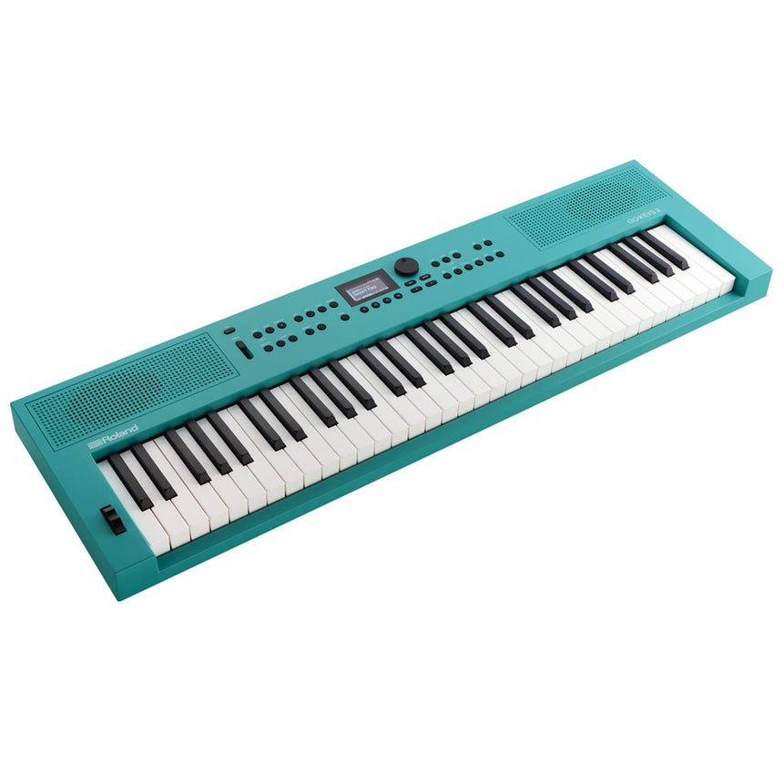 Teclado portatil Roland GOKEY S3 TQ 61 teclas color Azul turquesa