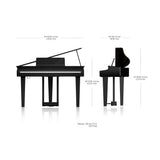Micro Gand Piano digital Roland GP-3 Polished Ebony
