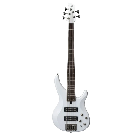Bajo Eléctrico Activo De 5 Cuerdas Yamaha TRBX305WH Blanco