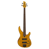 Bajo Elécrico Activo de 4 Cuerdas Yamaha TRBX604FMAM Ámbar