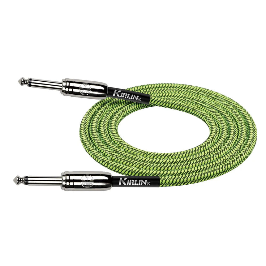 Cable Kirlin Para Instrumento 10m IWCC201PN 10M-GRA Verde