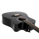 Guitarra Electroacústica 12 Cuerdas Deviser L12X-50 BL color negro