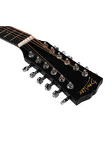 Guitarra Electroacústica 12 Cuerdas Deviser L12X-50 BL color negro
