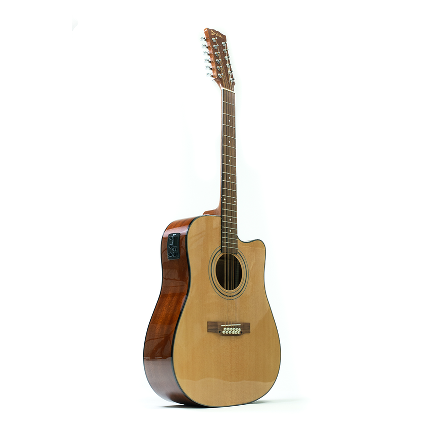 Guitarra Electroacústica 12 Cuerdas Deviser L-12X50KL color natural