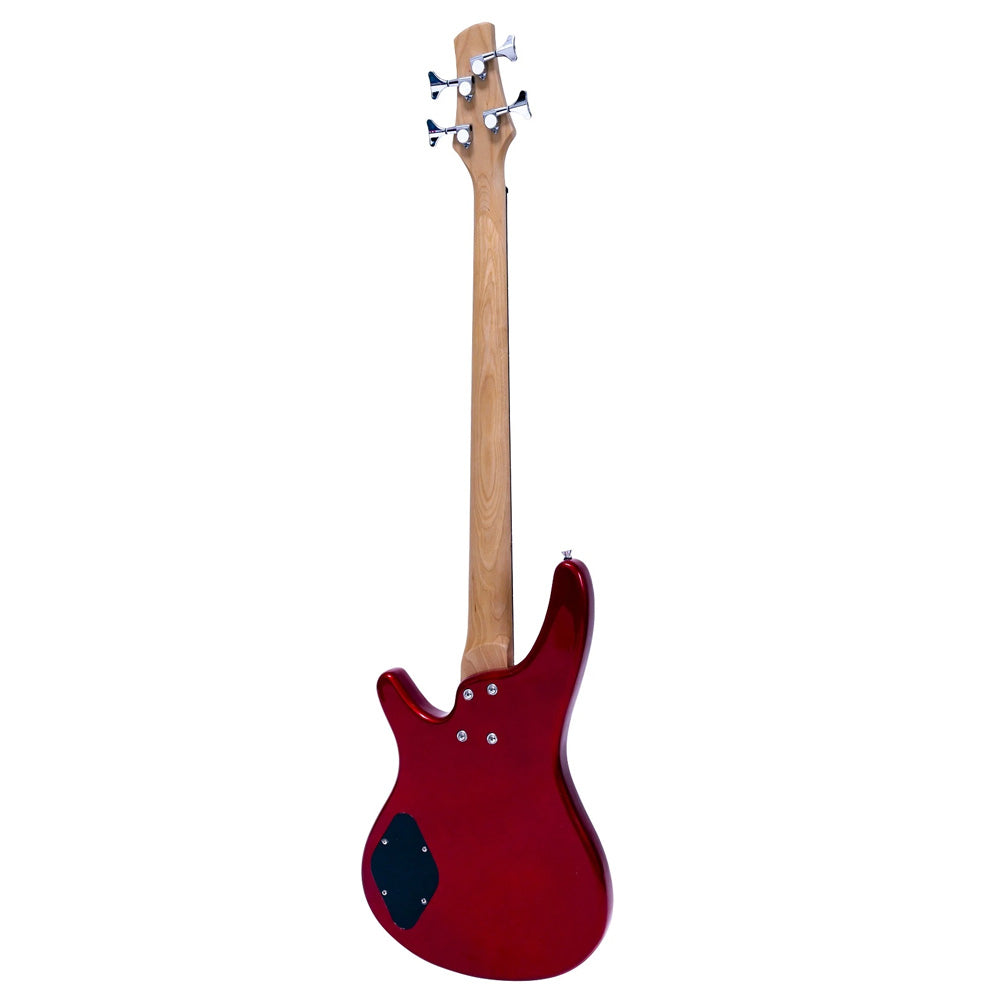 Bajo Eléctrico Deviser 4 cuerdas L-B34PGB11MRD Rojo
