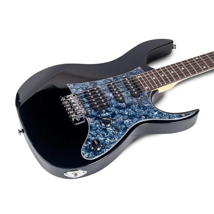 Guitarra Eléctrica Deviser L-g3 Negra Acabado Gloss C/funda