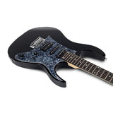 Guitarra Eléctrica Deviser L-g3 Negra Acabado Gloss C/funda