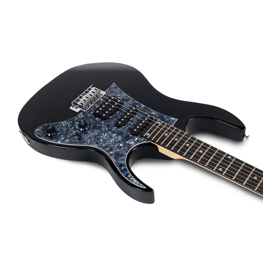 Guitarra Eléctrica Deviser L-g3 Negra Acabado Gloss C/funda