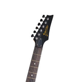 Guitarra Eléctrica Deviser L-g3 Negra Acabado Gloss C/funda