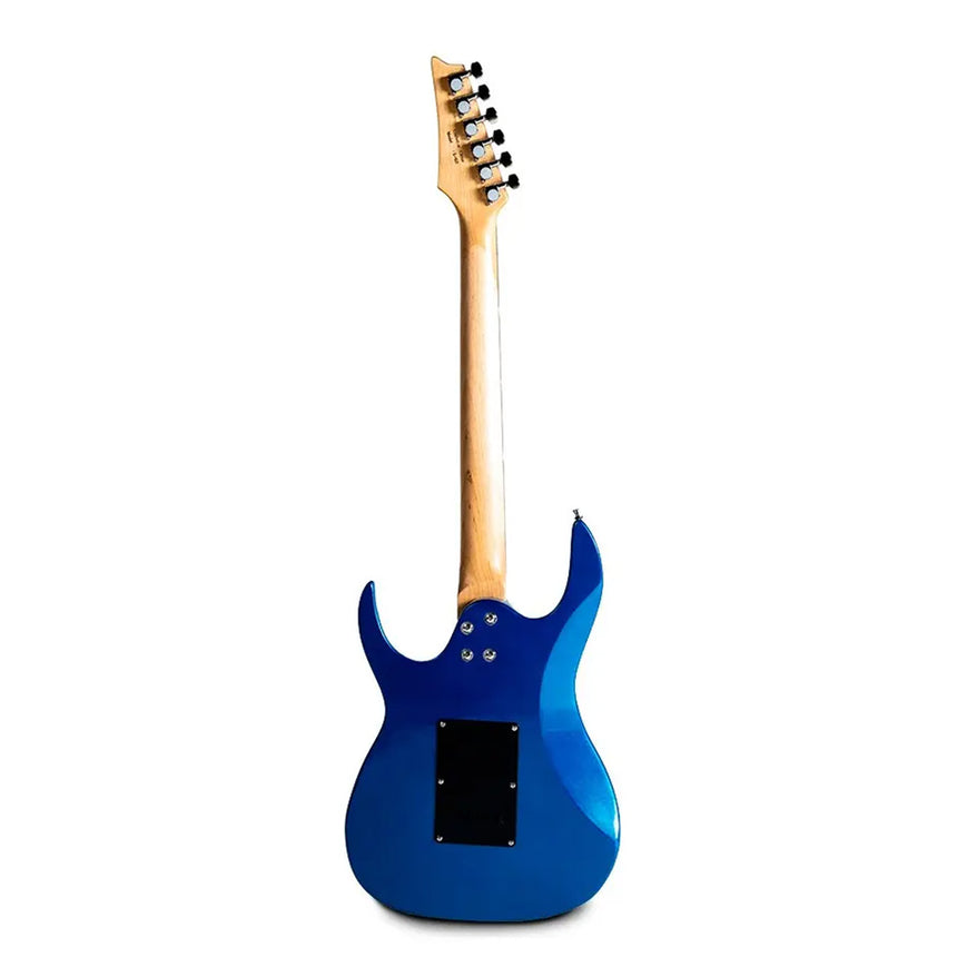 Guitarra Eléctrica Deviser L-g3 Azul, Acabado Gloss C/funda
