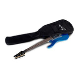 Guitarra Eléctrica Deviser L-g3 Azul, Acabado Gloss C/funda