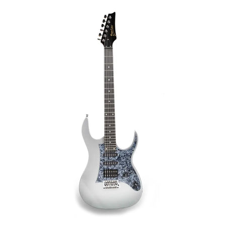Guitarra Eléctrica Deviser L-g3 Plata, Acabado Gloss C/funda