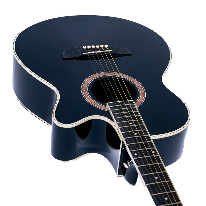 Guitarra Electroacustica Deviser L-706KLBLK Negro