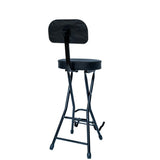 Asiento Guitarrista C/soporte Para Instrumento Hebikuo Ma-82