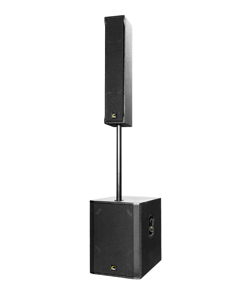 Sistema Melo Nt1000 C/subwoofer De 15" 1000w Rms Color Negro