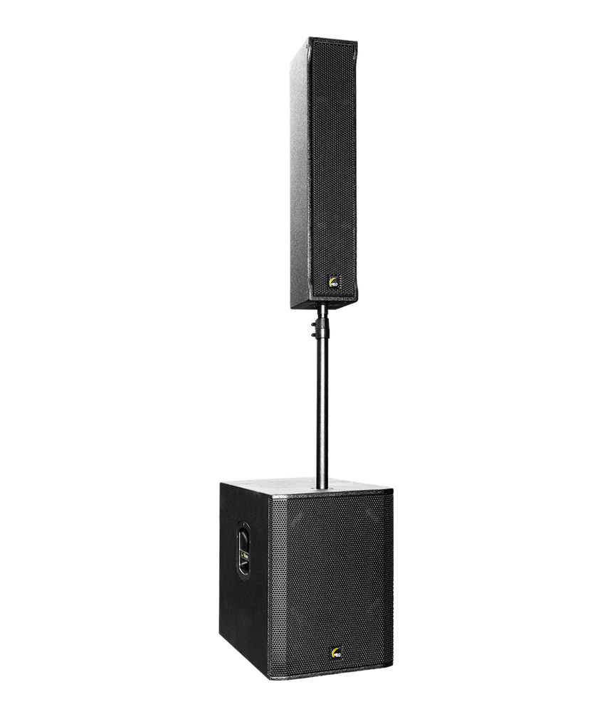 Sistema Melo Nt1000 C/subwoofer De 15" 1000w Rms Color Negro
