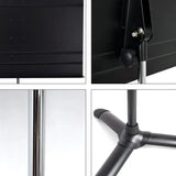 Atril Partitura Profesional, Orquesta Aluminio Hebikuo Pa650 Color Negro