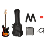 Paquete Bajo Eléctrico Affinity Series Precision Bass 4 Cuerdas Sunburst