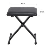 Banco Teclado, Asiento Ajustable Y Acolchado Plegable Q-90